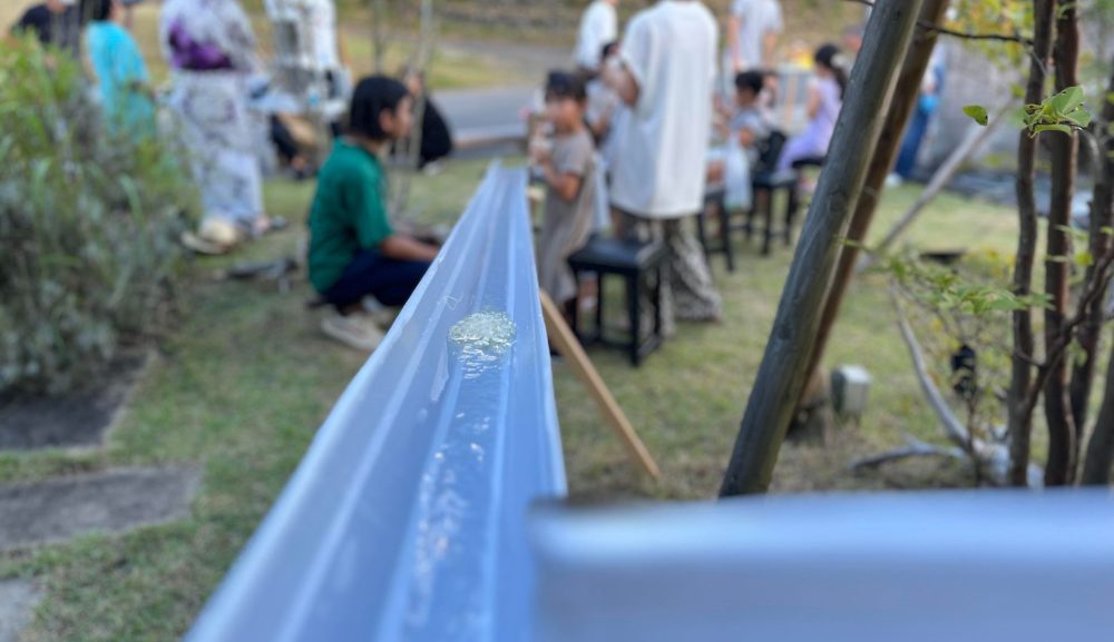 moriのなが～い「なんでも流しそうめん」開催しました(^^)