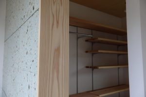 土間収納、可動棚