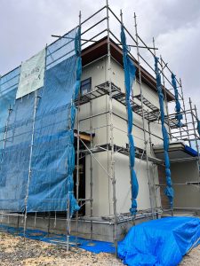 ただいま甲賀市信楽町で建築中の新築注文住宅