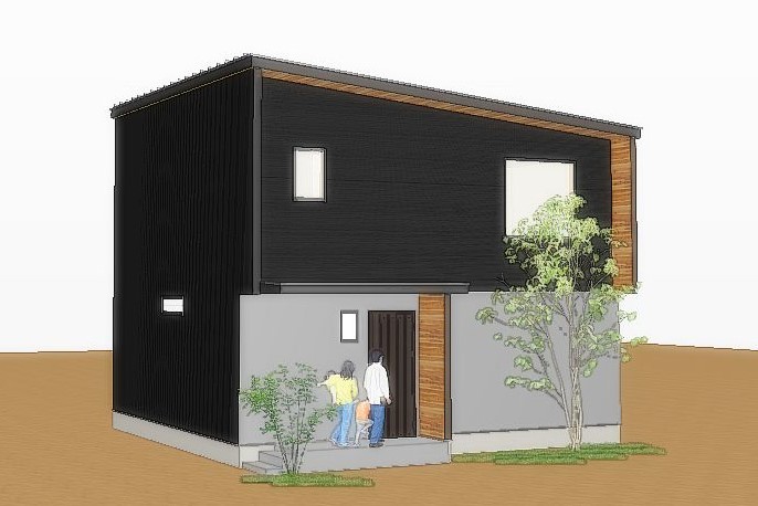 現場レポート　信楽町長野　新築住宅建築中