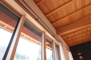 勾配天井 梁見せ